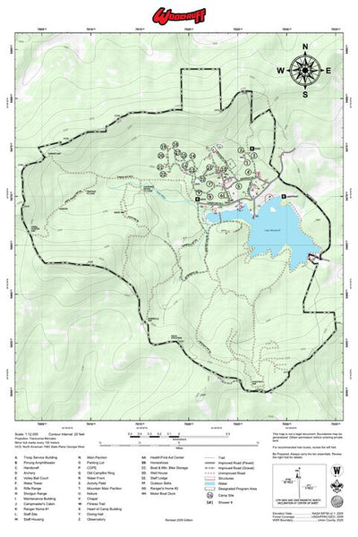 Woodruff Scout Reservation Topo Map (2009 Remaster) Preview 1