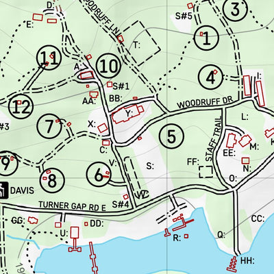 Woodruff Scout Reservation Topo Map (2009 Remaster) Preview 3