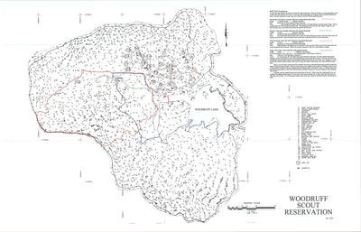 Woodruff Scout Reservation Trail Map (2009) Preview 1