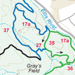 JacksonXC Jackson Ski Touring Foundation Trail System Map digital map