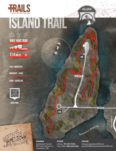 Jamestown Tourism Island Trail digital map