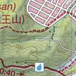 Japanwilds.org Bodaiji-yama 菩提寺山 Hiking Map (Kansai, Japan) 1:15,000 digital map