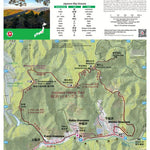 Japanwilds.org Inazawa Hiking Trail 稲沢ハイキングコース Hiking Map (Kanto, Japan) 1:15,000 digital map