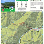 Japanwilds.org Kamewari-yama 亀割山 Hiking Map (Tohoku, Japan) 1:25,000 digital map