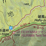 Japanwilds.org Kuro-dake 黒岳 Hiking Map (Chubu, Japan) 1:25,000 digital map