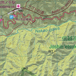 Japanwilds.org NAKASENDO Old Usui Pass – Yokokawa Hiking Map (Kanto, Japan) 1:25,000 digital map