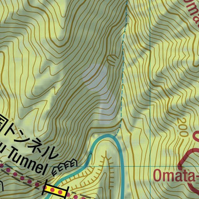Japanwilds.org Nihon-koku 日本国 Hiking Map (Tohoku, Japan) 1:15,000 digital map