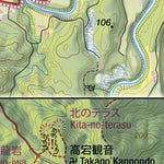 Japanwilds.org Takago-yama 高宕山 Hiking Map (Kanto, Japan) 1:25,000 digital map