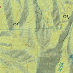 Imakura-yama 今倉山 Hiking Map (Chubu, Japan) 1:25,000 Preview 2