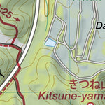 Ojuhacha 御十八夜 Hiking Map (Kanto, Japan) 1:12,500 Preview 2