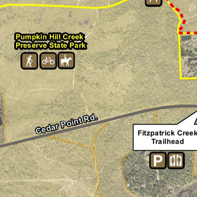 JaxParks 7 Creeks Recreation Area digital map