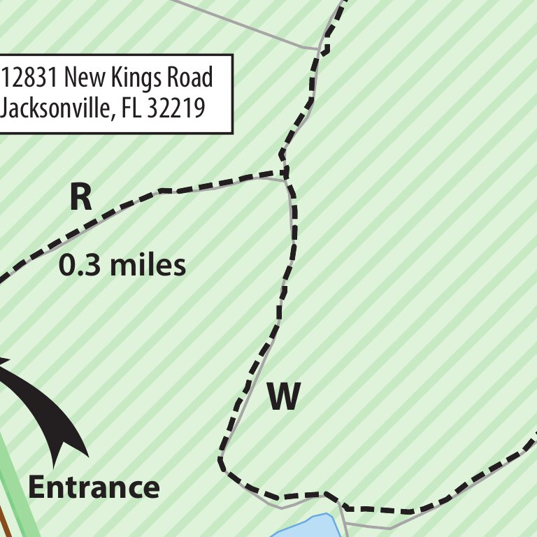 Kings Road Historical Park Map by JaxParks | Avenza Maps