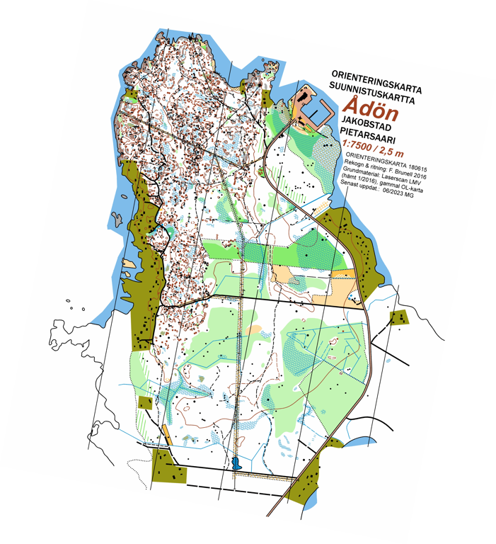 Ådö Orienteringskarta Map by Jern's | Avenza Maps