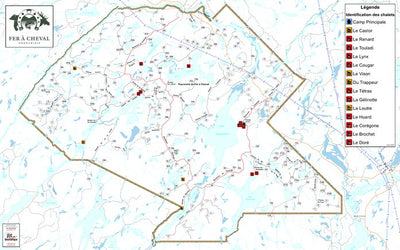 Carte de pêche - Pourvoirie Fer à Cheval Preview 1