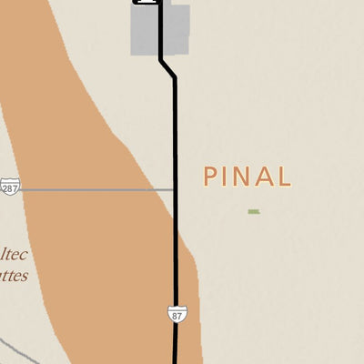 Juan Bautista de Anza National Historic Trail Anza Trail: Pinal County digital map