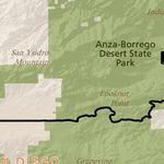 Juan Bautista de Anza National Historic Trail Anza Trail: San Diego County digital map