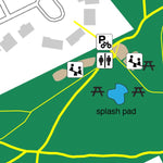 Julie Witmer Custom Map Design Breithaupt Park, Kitchener, Ontario digital map