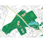 Julie Witmer Custom Map Design Waterloo Park, Waterloo, Ontario digital map