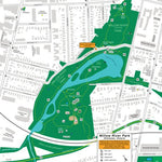 Julie Witmer Custom Map Design Willow River (Victoria) Park, Kitchener, Ontario digital map