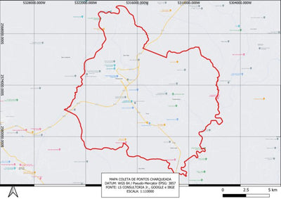 Jundiaí LS Consultoria Jr. - Charqueada digital map
