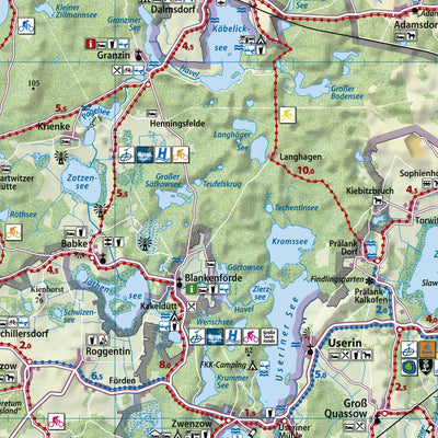 KARTIS Mecklenburgische Seenplatte digital map