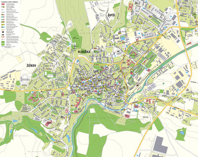Kartografie PRAHA, a. s. Kutná Hora city map – UNESCO site digital map