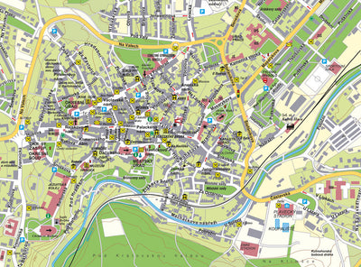 Kartografie PRAHA, a. s. Kutná Hora city map – UNESCO site digital map