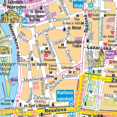 Kartografie PRAHA, a. s. Prague City Center 2019 digital map