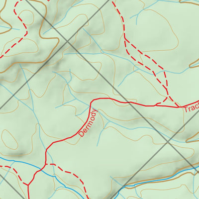 Avon River - Huggetts Crossing to Wombat Flat - Kayaking Map Preview 2