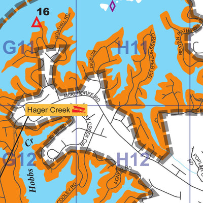 Kingfisher Maps, Inc. Lake Norman Map SAR digital map