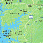 Kingfisher Maps, Inc. Upstate South Carolina Recreation Map digital map