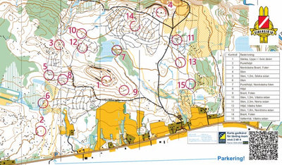 Kjellqvist Stolpjakt Överå digital map
