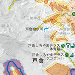 Kokudochizu CO.LTD. あきる野市ハザードマップ（土砂災害・水害）　戸倉地区 digital map