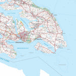 Kortforsyningen Aabenraa (1:100,000 scale) digital map