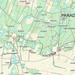 Kortforsyningen Aakirkeby (1:25,000 scale) digital map