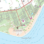 Kortforsyningen Aakirkeby 2 (1:50,000 scale) digital map