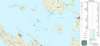 Kortforsyningen Ærøskøbing (1:25,000 scale) digital map