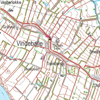 Kortforsyningen Ærøskøbing (1:50,000 scale) digital map