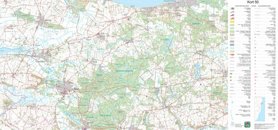 Kortforsyningen Allingåbro (1:50,000 scale) digital map