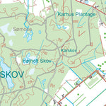 Kortforsyningen Allingåbro (1:50,000 scale) digital map