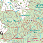 Kortforsyningen Allingåbro (1:50,000 scale) digital map