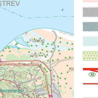 Kortforsyningen Anholt 2 (1:50,000 scale) digital map