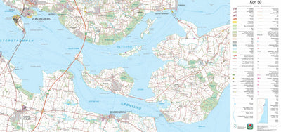 Kortforsyningen Askeby (1:50,000 scale) digital map