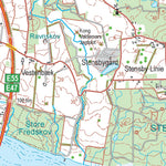 Kortforsyningen Askeby (1:50,000 scale) digital map