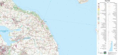 Kortforsyningen Augustenborg (1:50,000 scale) digital map