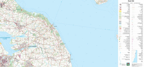 Kortforsyningen Augustenborg (1:50,000 scale) digital map