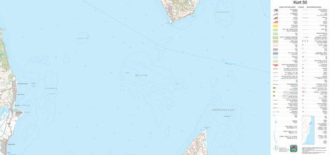 Kortforsyningen Beder (1:50,000 scale) digital map