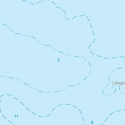Kortforsyningen Beder (1:50,000 scale) digital map