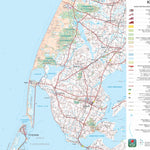 Kortforsyningen Bedsted Thy (1:100,000 scale) digital map