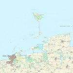 Kortforsyningen Bogense (1:25,000 scale) digital map